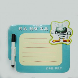 Paper strawberry printing refrigerator magnet memo board