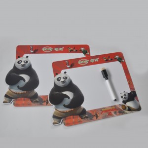 Custom flower shape magnet kids white board for kids gifts education